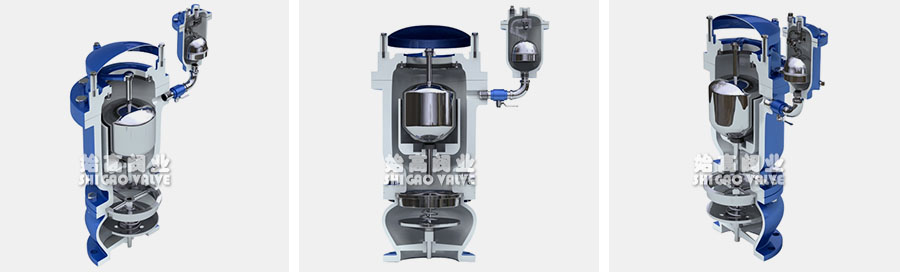 彌合型防水錘空氣閥結構圖 彌合型防水錘空氣閥結構圖