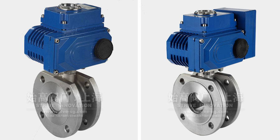電動(dòng)對(duì)夾式球閥