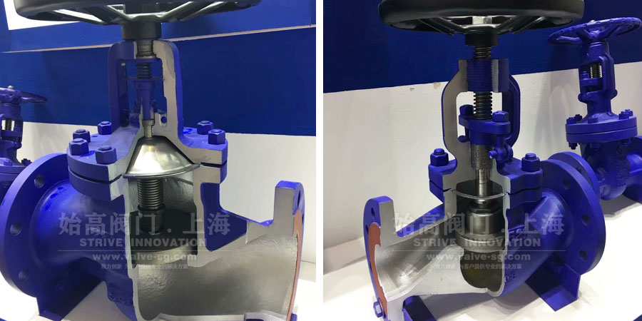 德標波紋管截止閥解刨圖