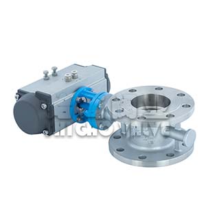 氣動(dòng)法蘭三偏心蝶閥圖3