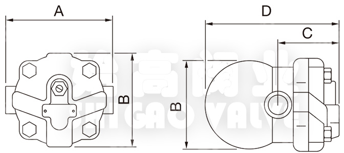 FT14�ܗU����ʽ��ˮ�y�ߴ�D