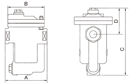 881����Ͱʽ������ˮ�y�ߴ�D
