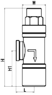 CS14F��ʽ���o����ˮ�y�ߴ�D